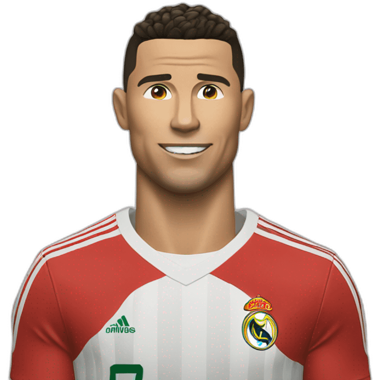 Ronaldo qui boit du coca emoji