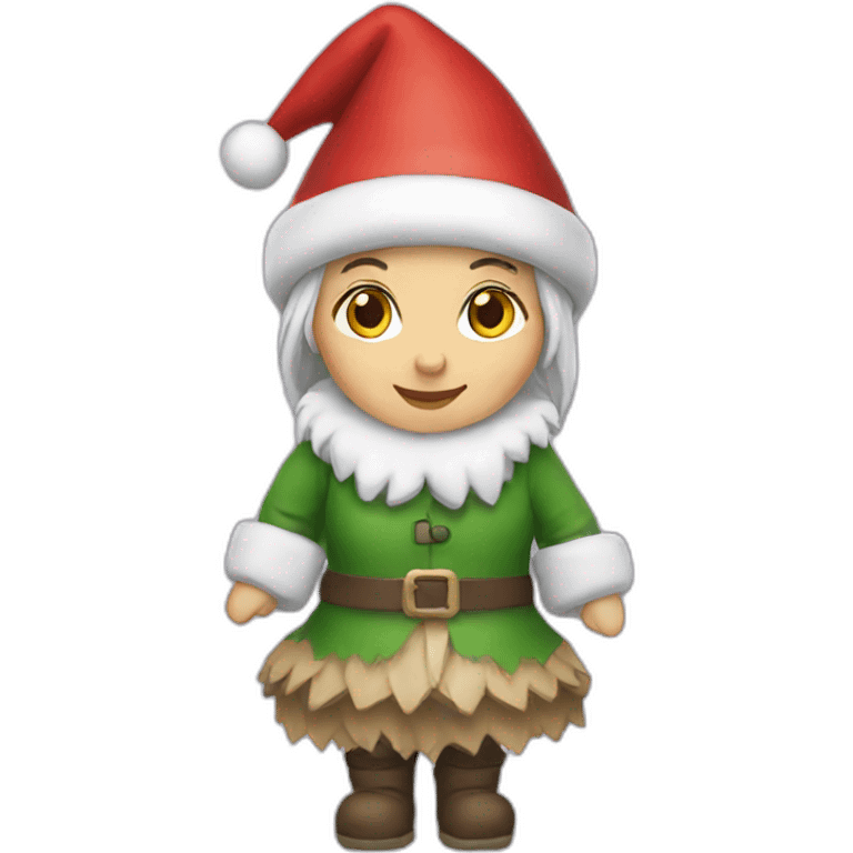 female christmasgnome emoji