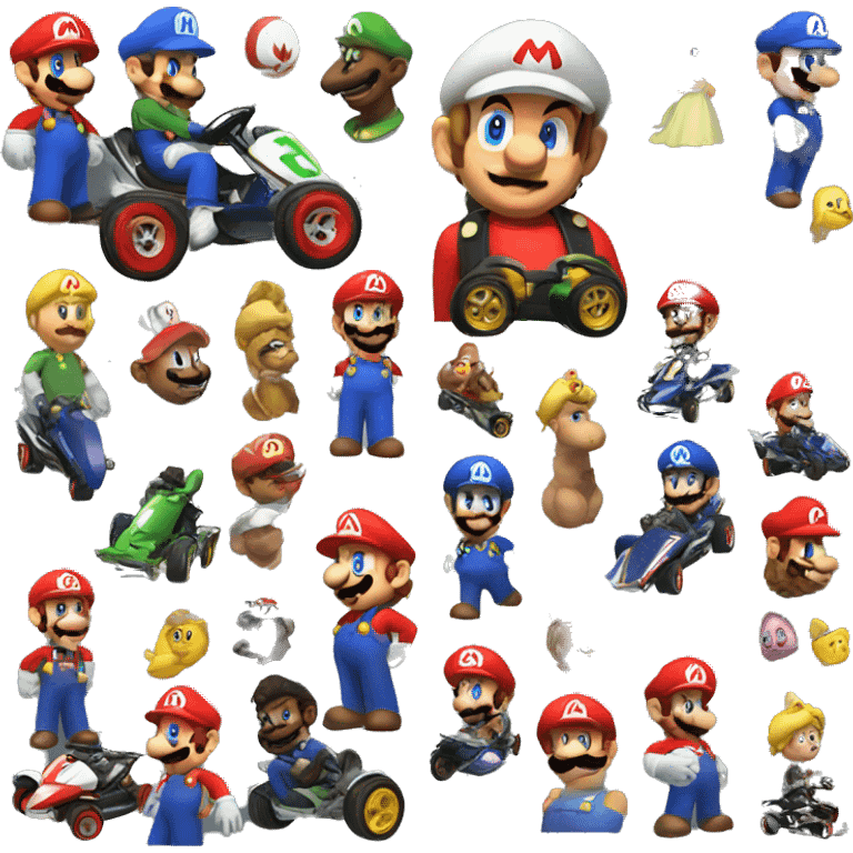 Mario kart emoji