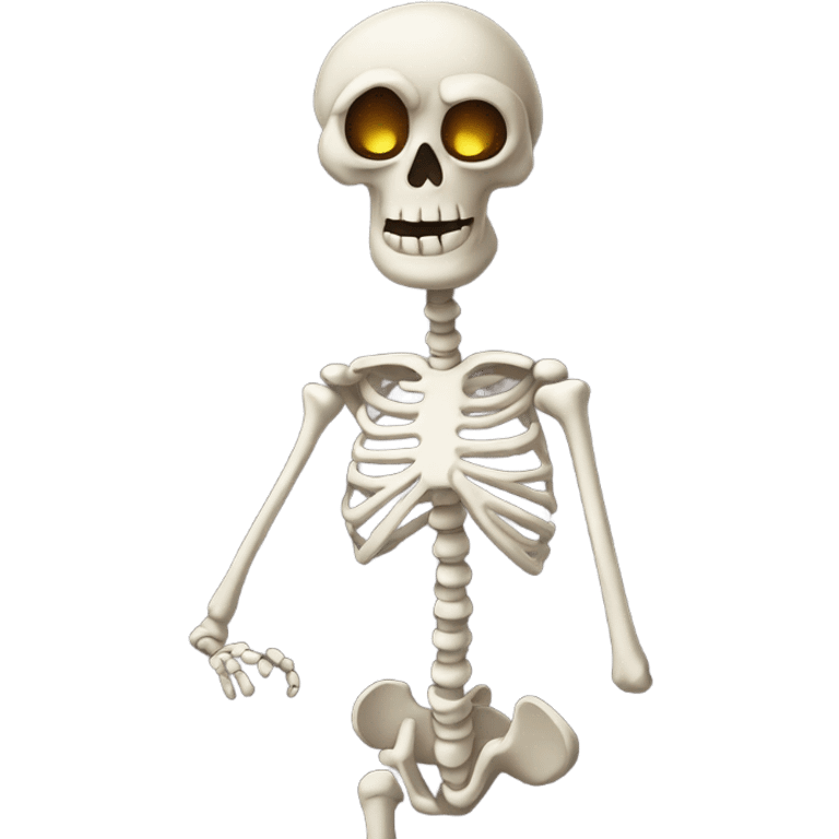 I don’t know shrugging skeleton emoji