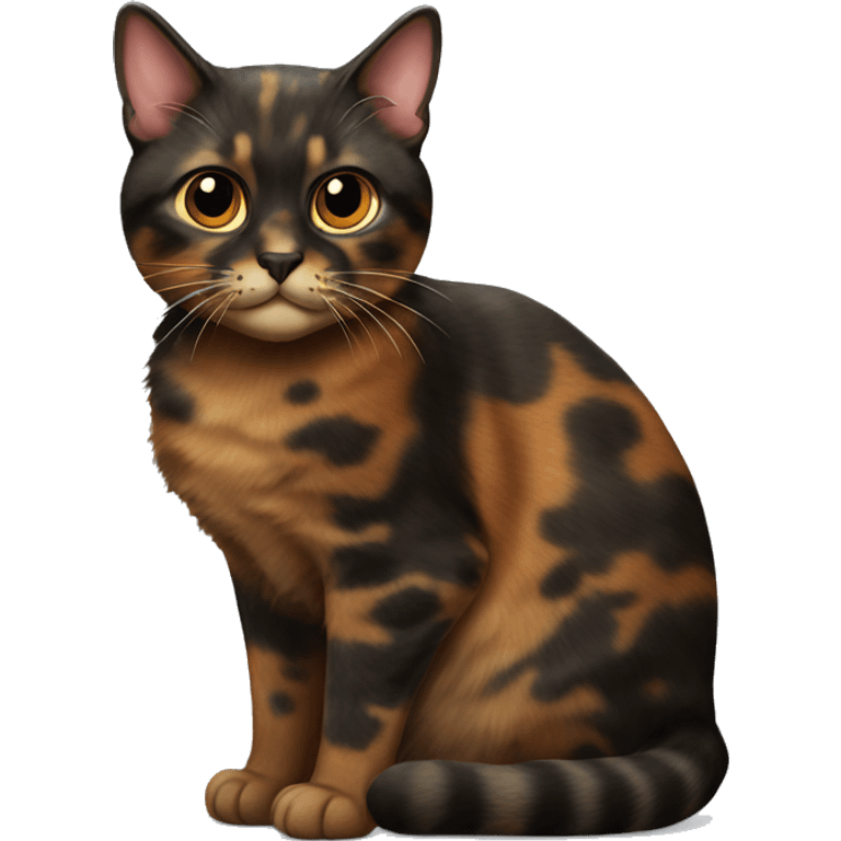 tortoiseshell cat emoji