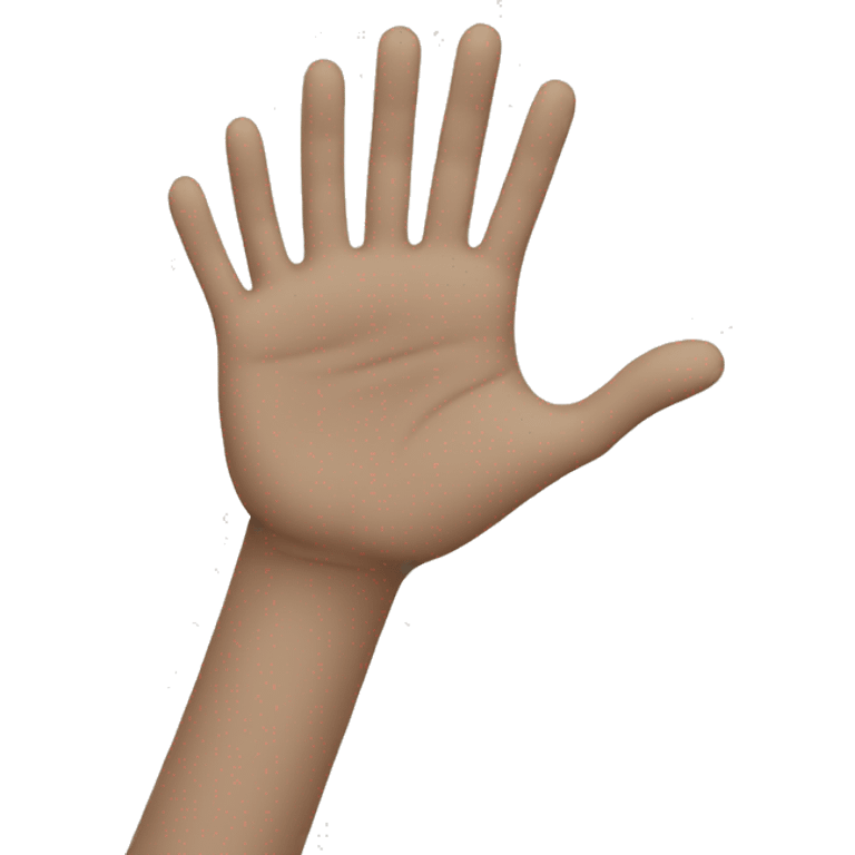 waving hand emoji