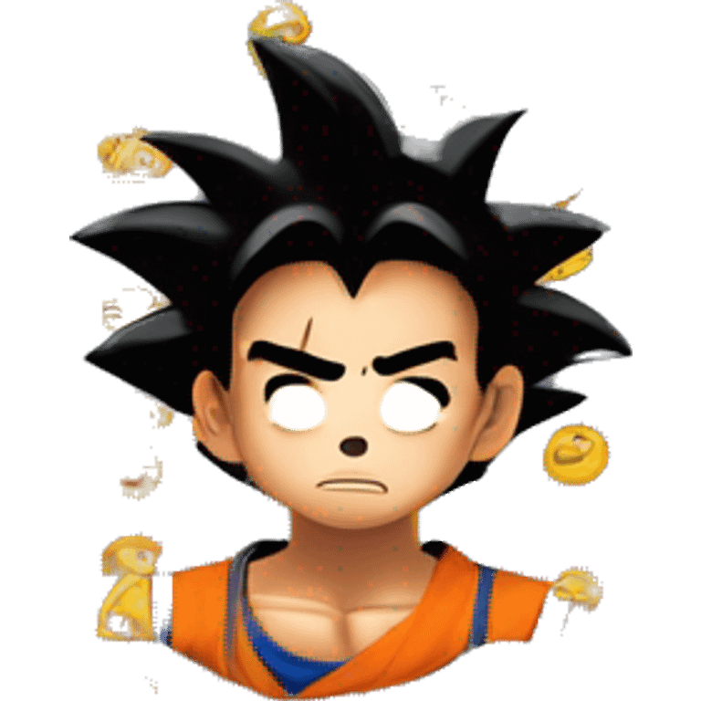 Goku crying emoji