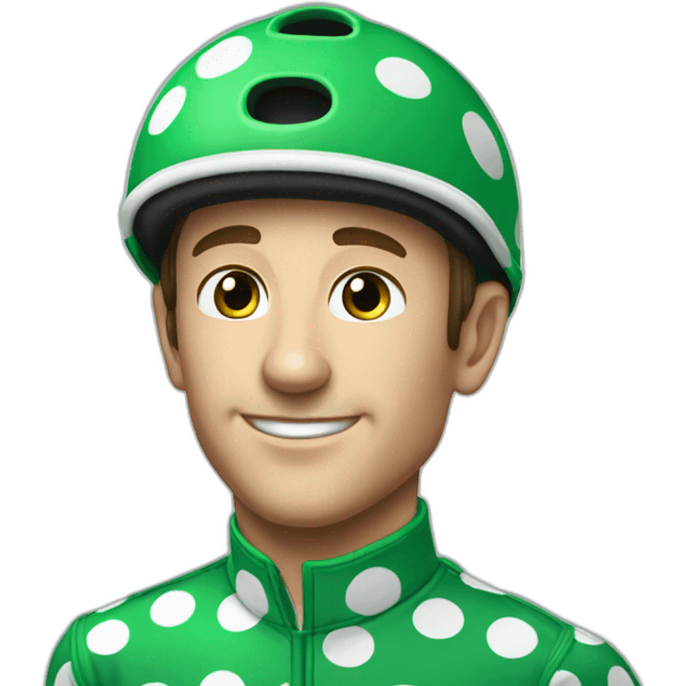 paul townend green polka dot jockey emoji