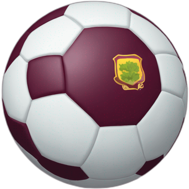 Burnley FC Football Badge 2023 emoji