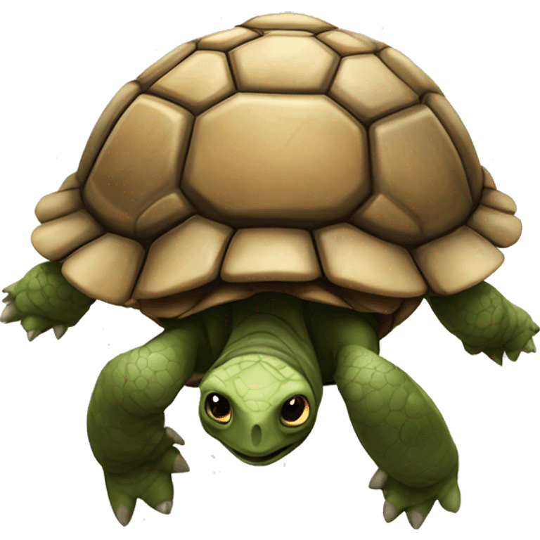 Tortoise with jetpack on its back emoji