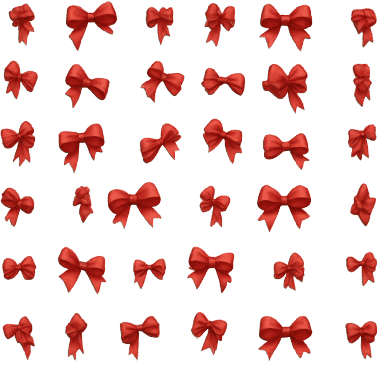 Red bow emoji