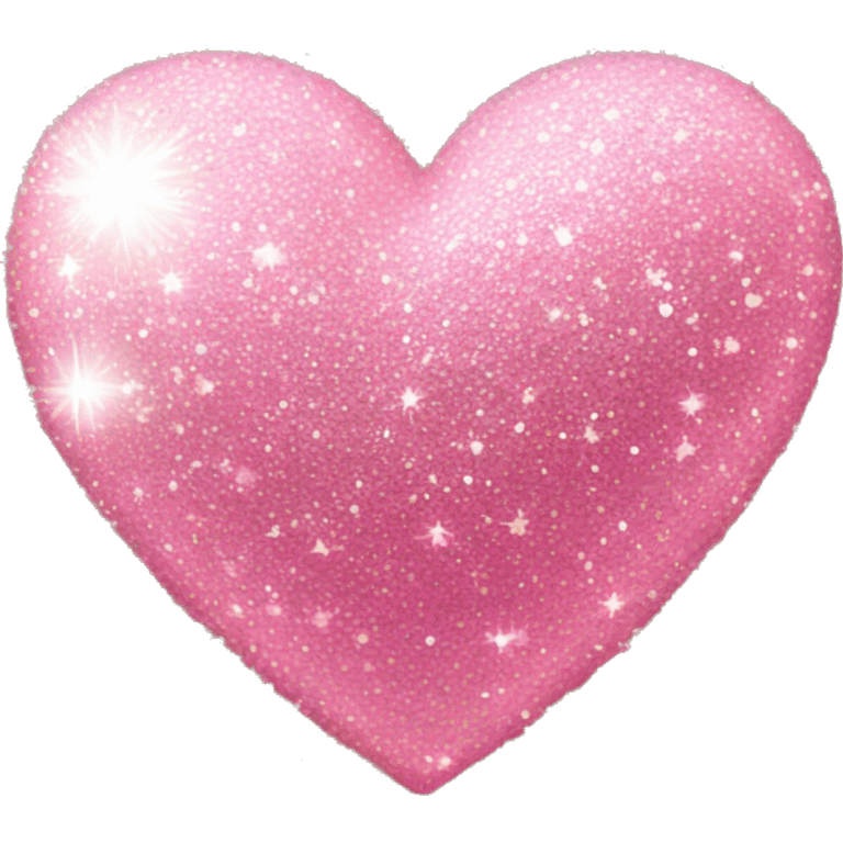 sparkly heart pink emoji