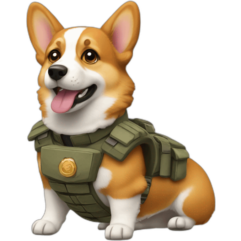 Corgi Commander emoji