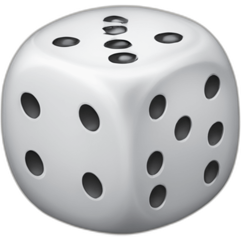 Rolling dice emoji