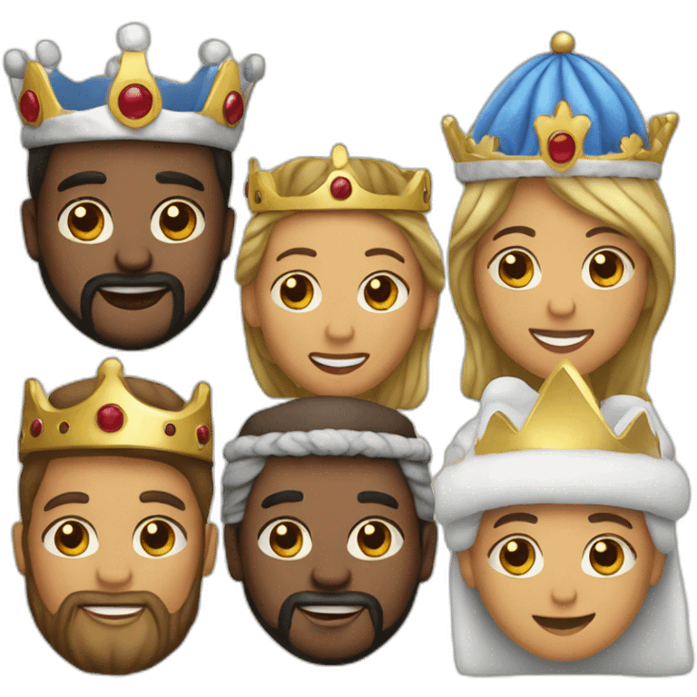 the three kings chritsmas emoji