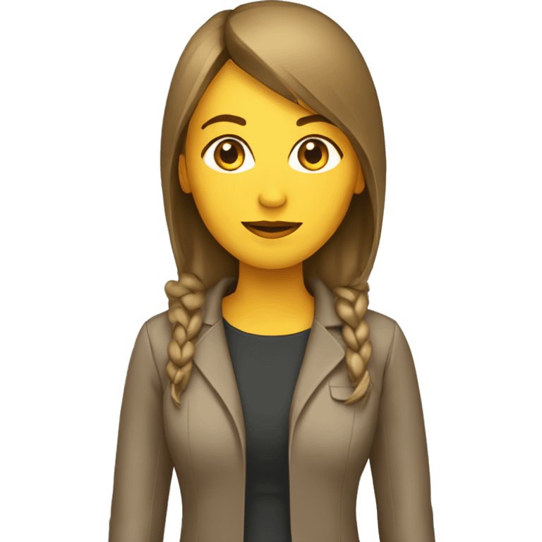 Mujer informatica emoji