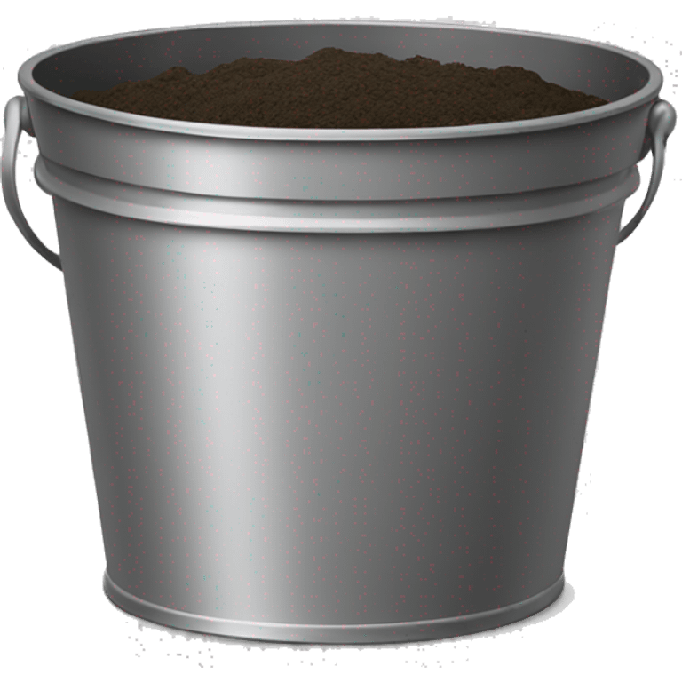 bucket with soil emoji