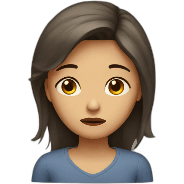 sad woman emoji