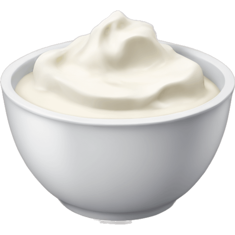 Yoghurt bowl emoji