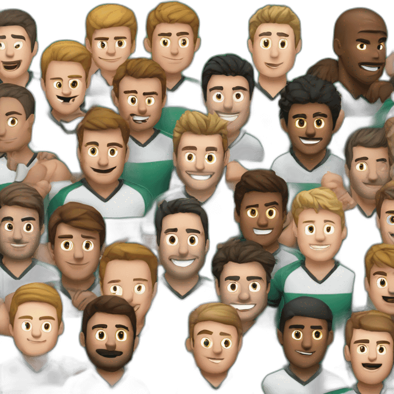 Une équipe de rugby emoji