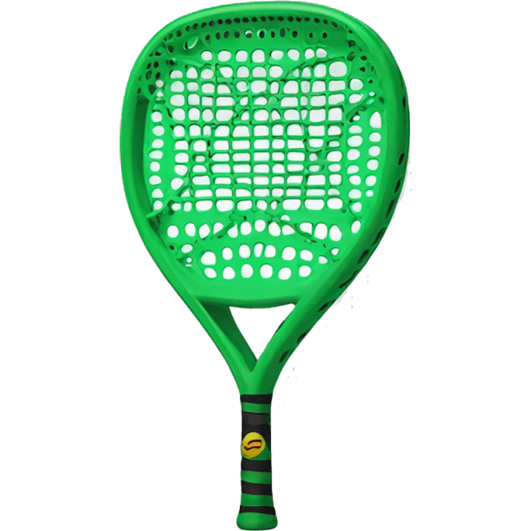 Padel green racket  emoji