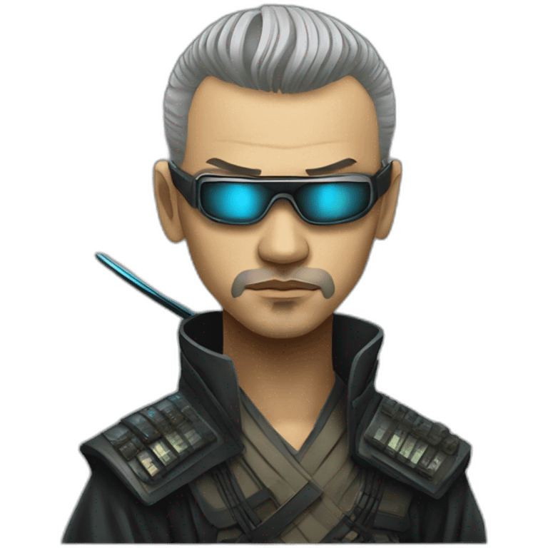 blade runner samurai cyberpunk emoji