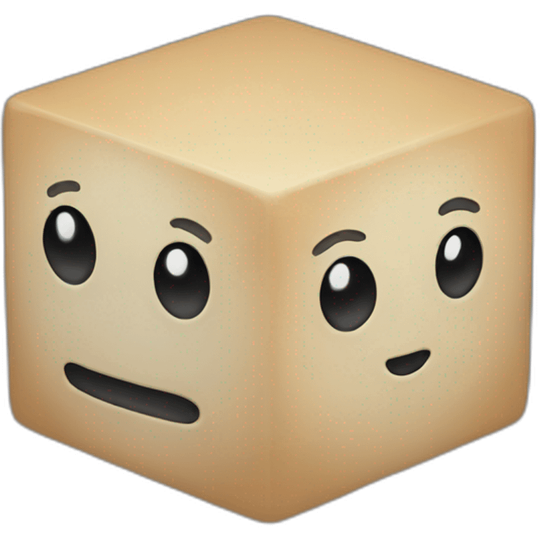 Cube emoji