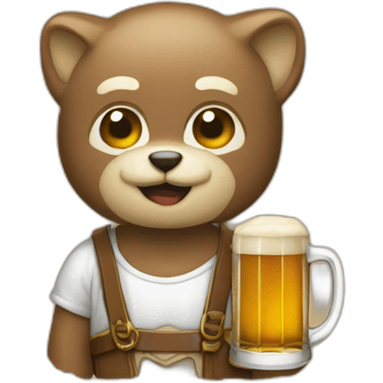 Chat qui bois de la biere emoji