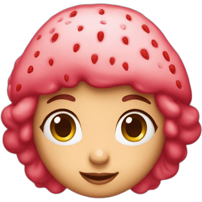 strawberry shortcake emoji