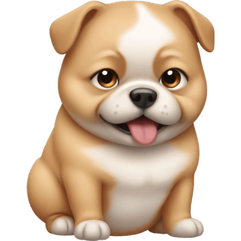 Fat baby dog emoji