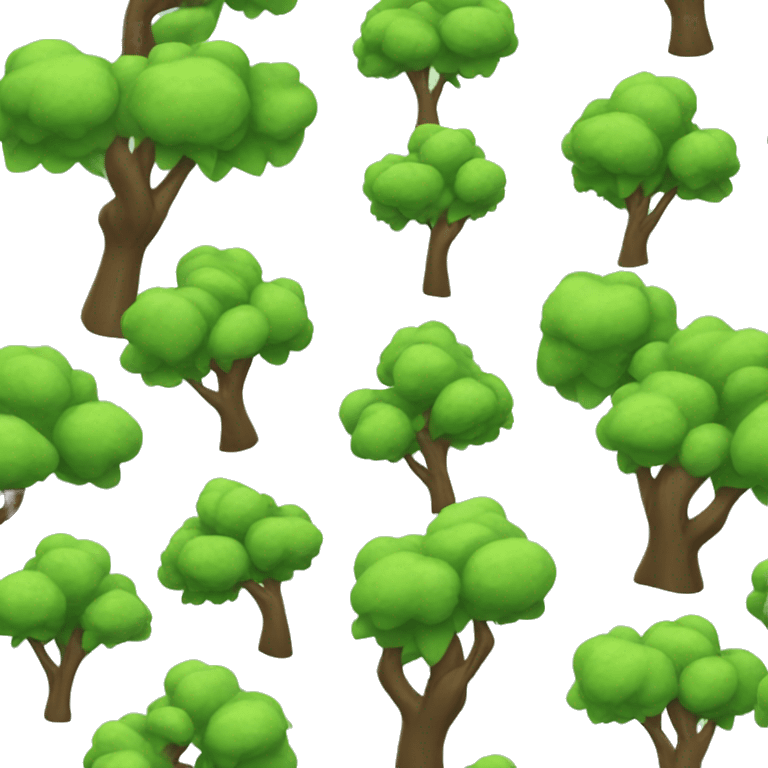 trees swaying emoji