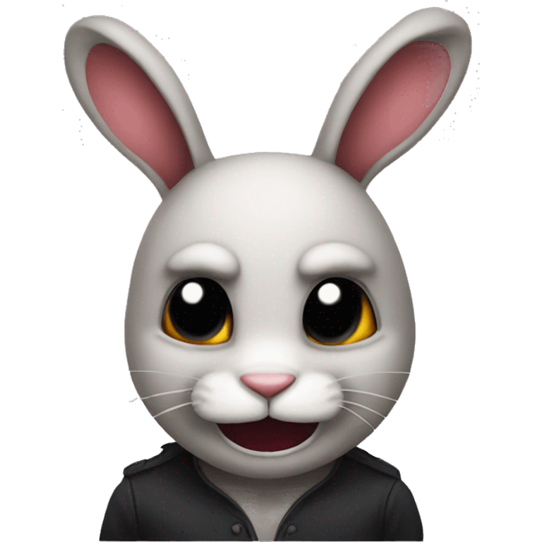 evil bunny emoji