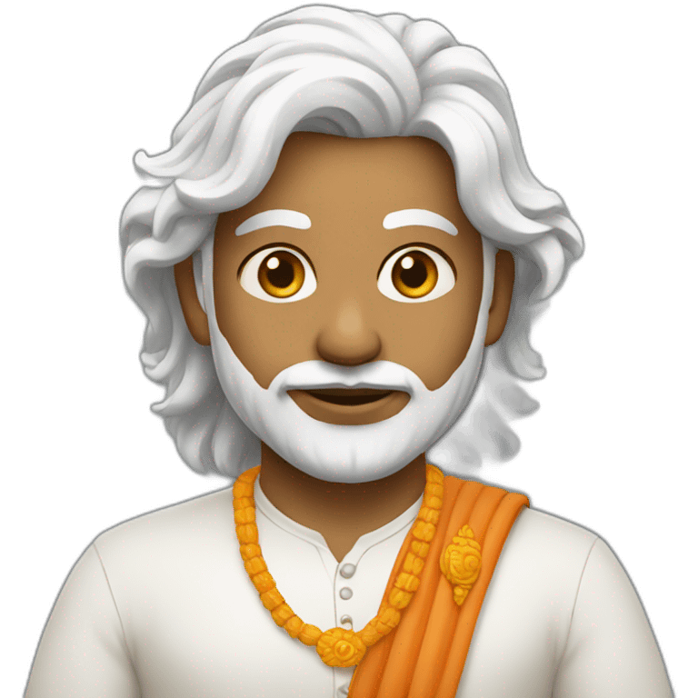 Hindu white emoji