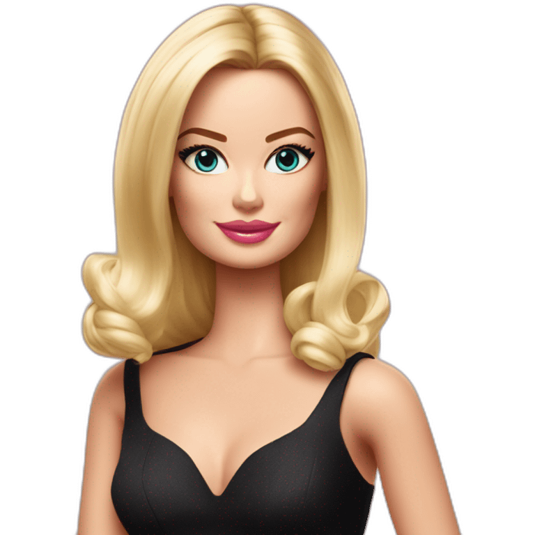 Margot Robbie as Barbie emoji