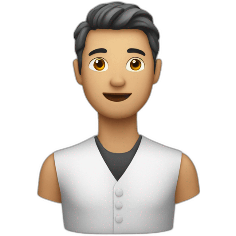 Homme avec calvitie emoji