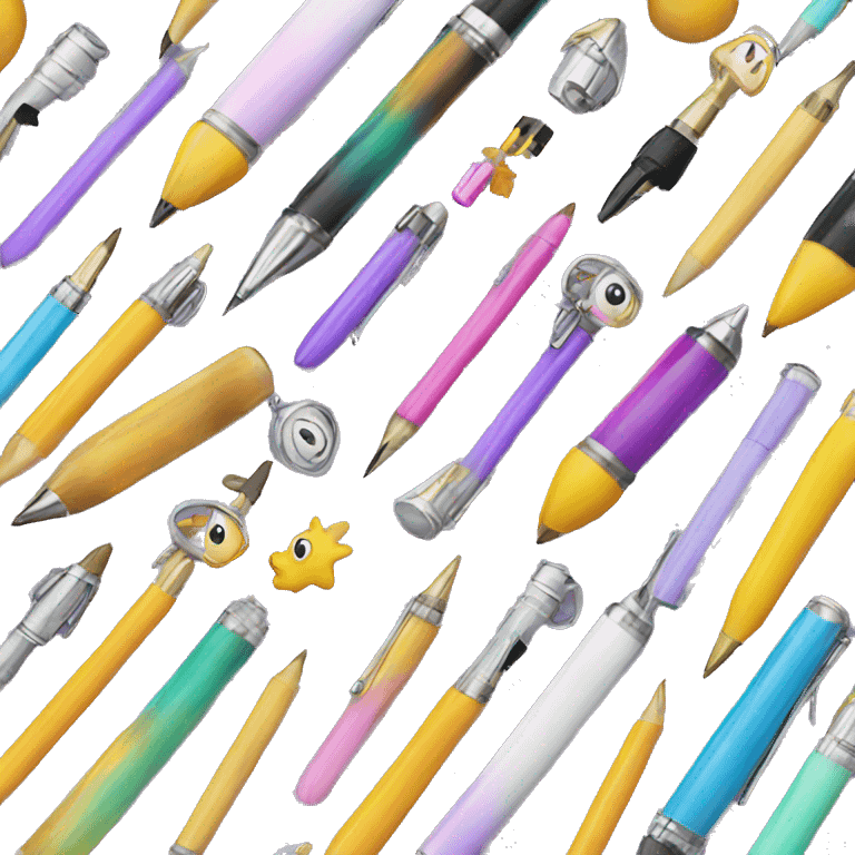 aesthetic pens  emoji