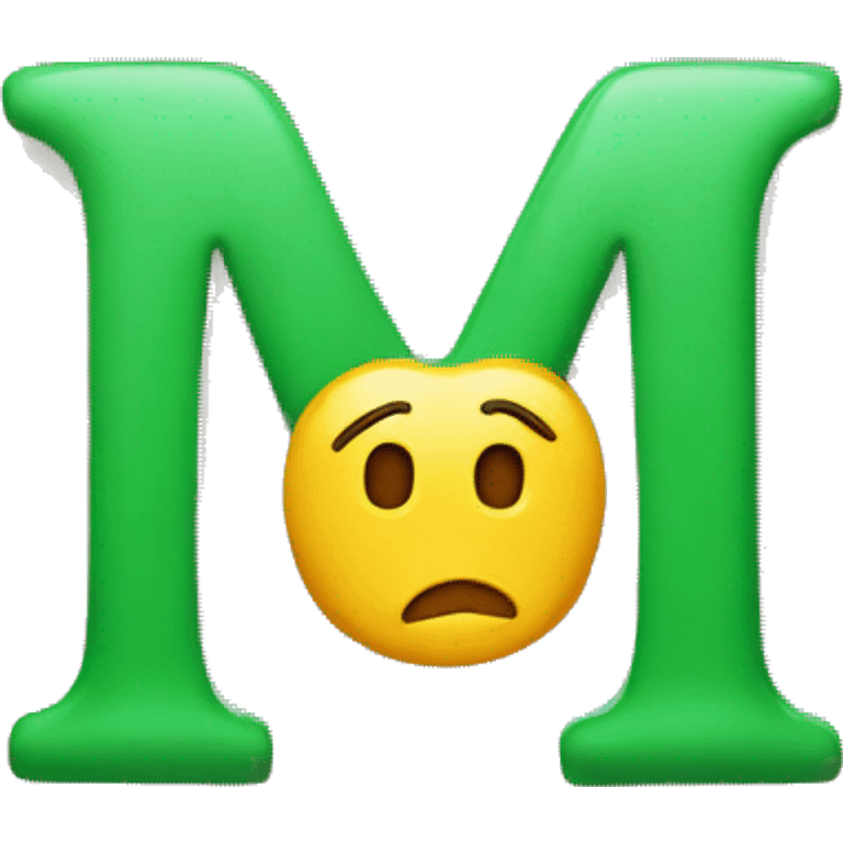 Pretty M letter  emoji