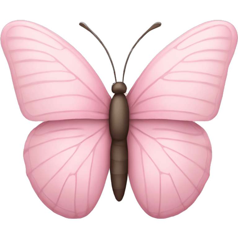 Light pink butterfly emoji