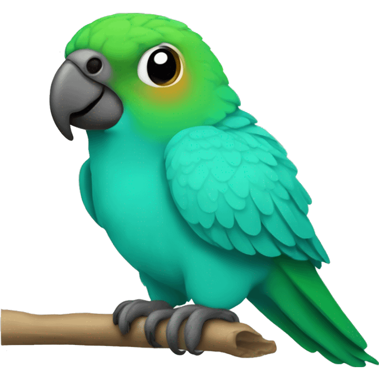 Conure turquoise color emoji