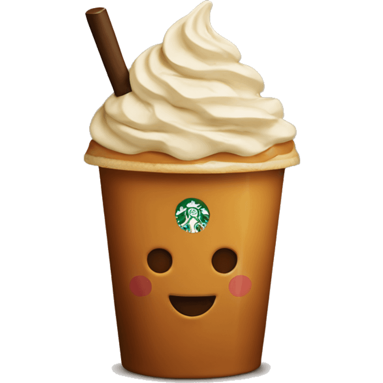 Starbucks caramel  emoji