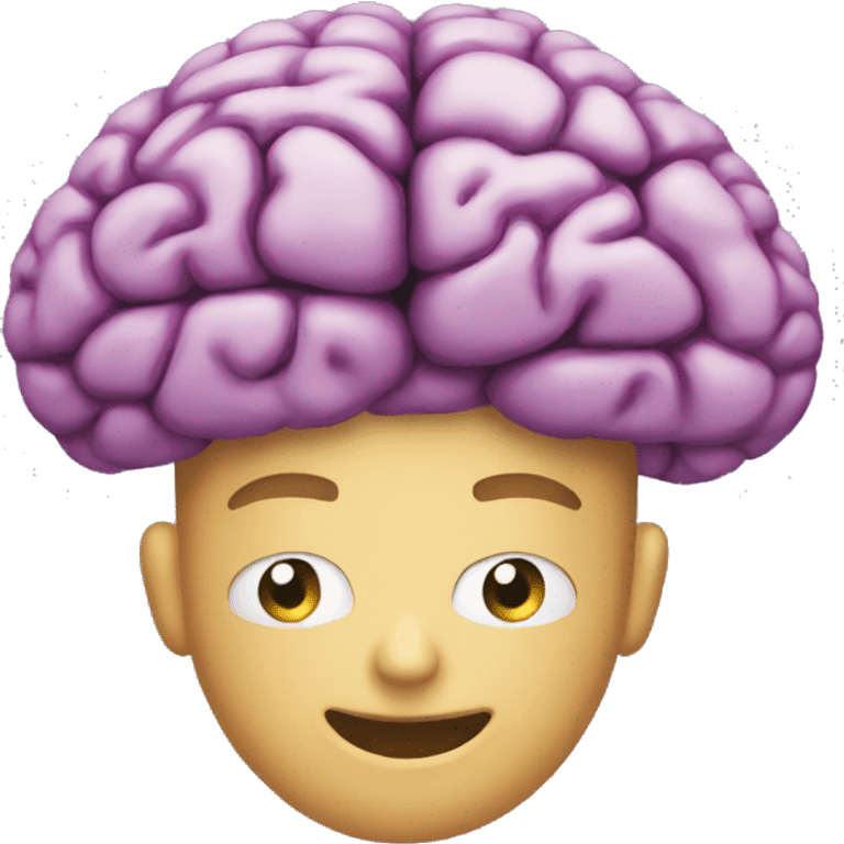 brain level up emoji