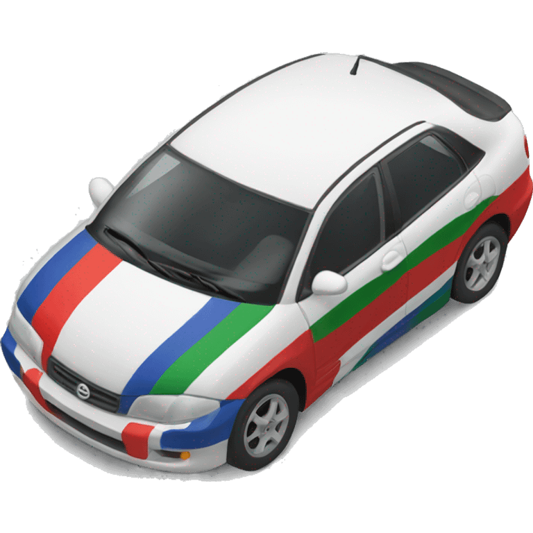 Car tricolor  emoji