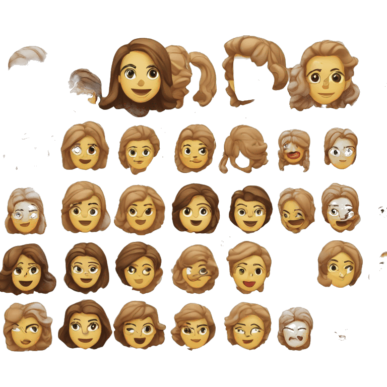 Cosmetologa de piel trigueña y cabello Borgoña  emoji