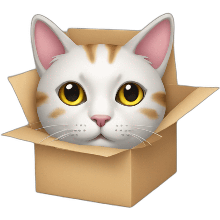 cat from gift box emoji