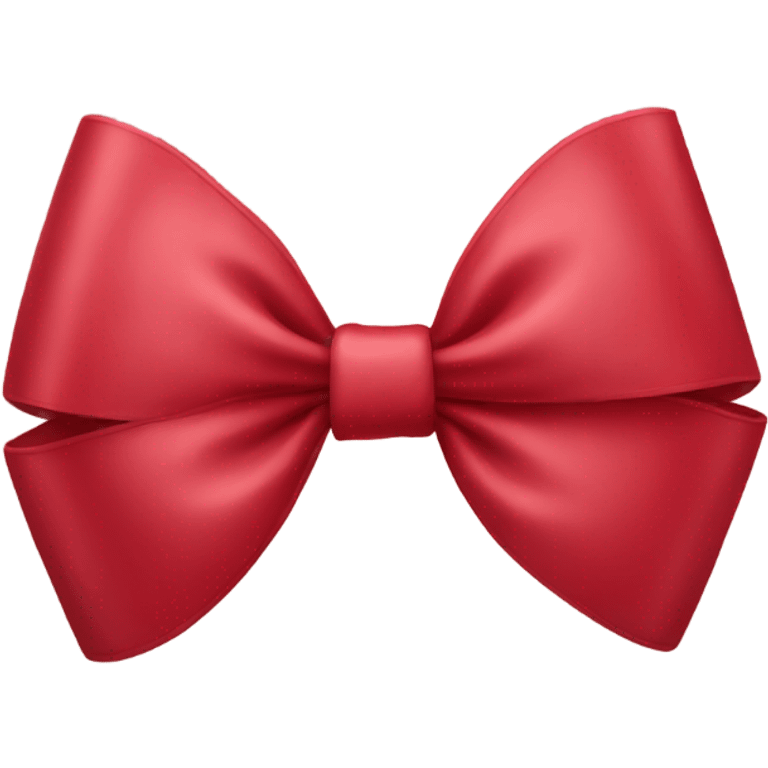 Red bow emoji