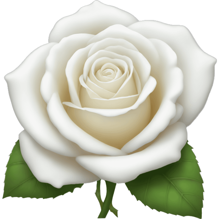 white rose emoji