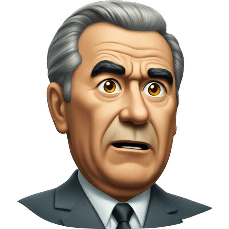 surprised Brezhnev emoji