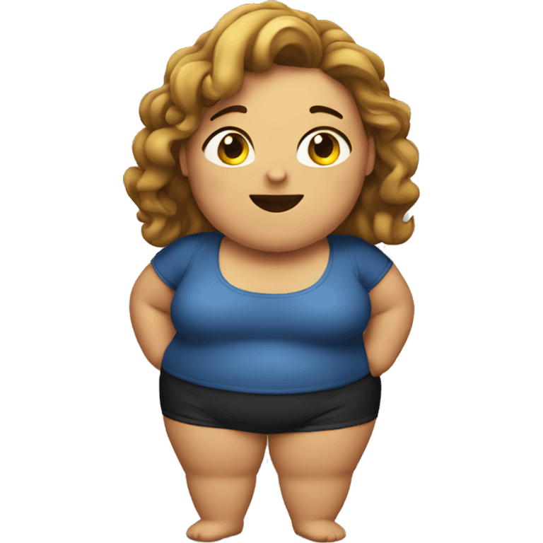 Fat girl emoji