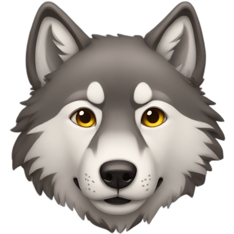 wolf nodding emoji