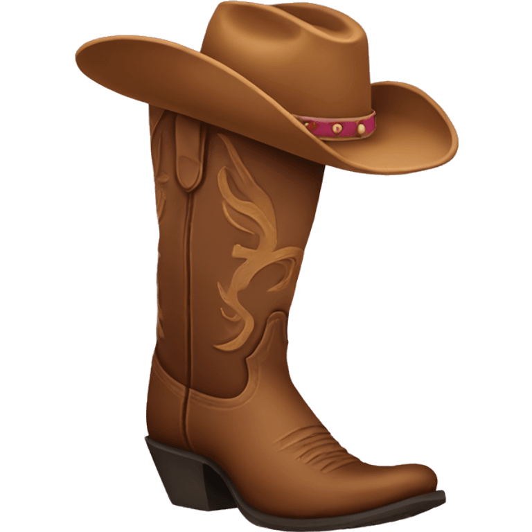 cowgirl boot emoji