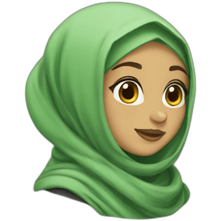 hijab turtle emoji