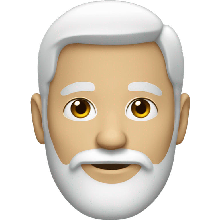 White Man beard emoji