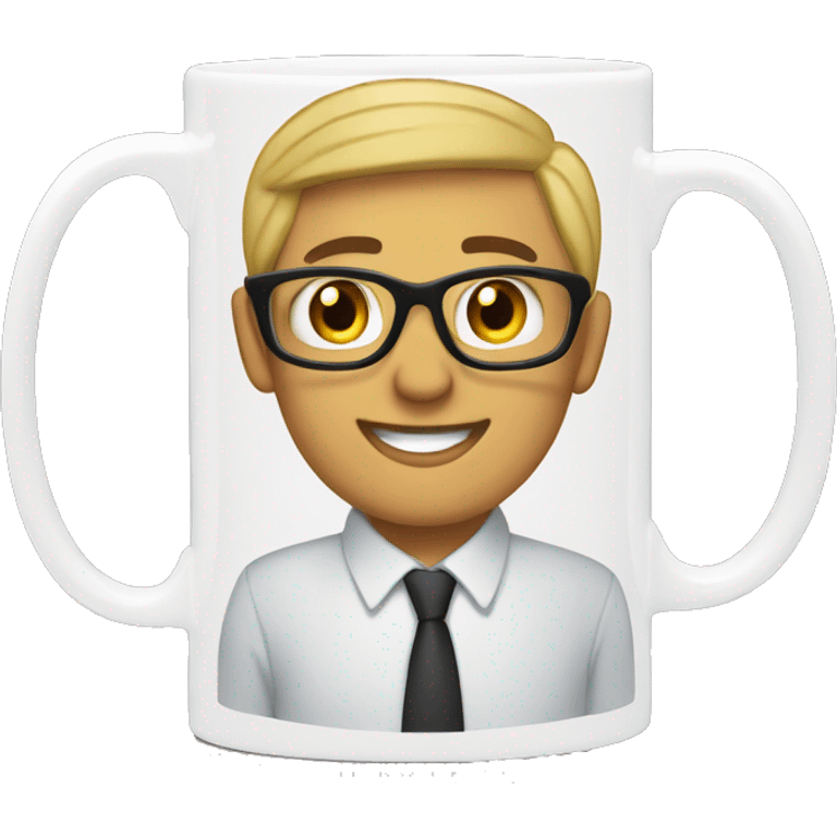 #1 teacher coffee mug emoji