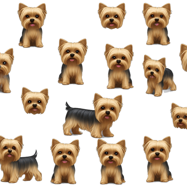 Yorkshire terrier little emoji